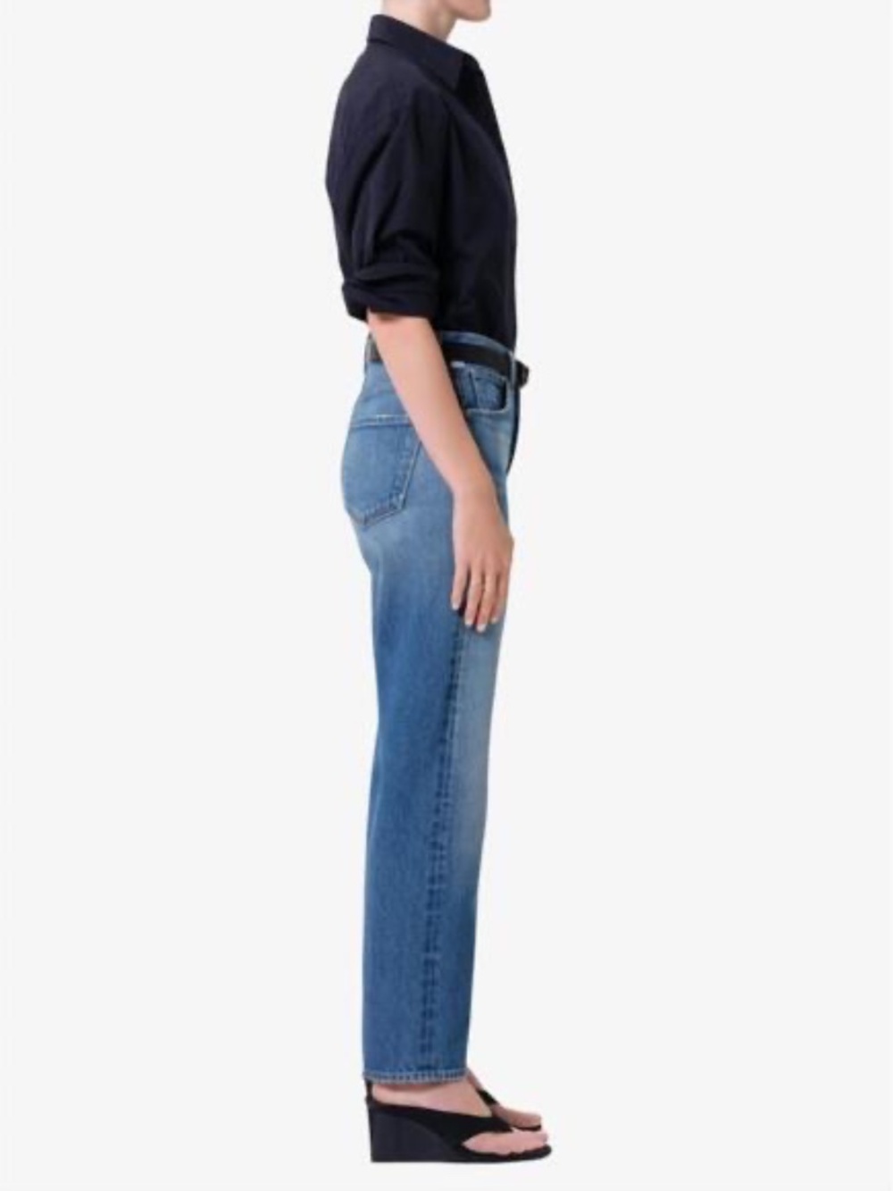 CITIZENS OF HUMANITY Blaine Straight Jeans Denim 25 - Picture 2 of 14